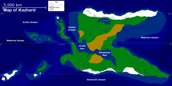Physical map of Kazhard